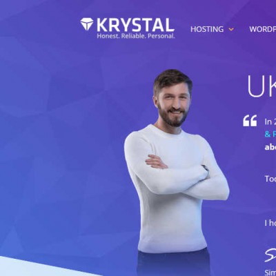 Krystal web hosting