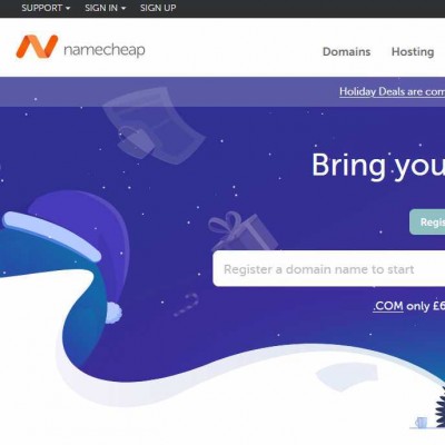 NameCheap web hosting